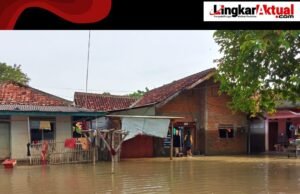 Banjir Labansari Mulai Surut, Namun Warga Kampung Nanggewer Masih Terjebak Genangan