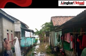 Warga Desa Pantai Harapan Jaya Kp. Penombo RT001/005 yang Terdampak Banjir, Mengeluh Karena Belum ada Bantuan dari PemDes