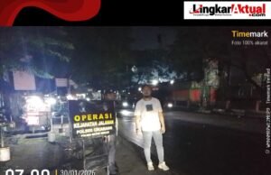 Polsek Cikarang Utara Gelar Operasi Kendaraan Guna Jaga Kondusifitas dan Cegah Tawuran