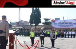 Polres Tanah Karo Apel Gelar Pasukan Operasi Keselamatan Toba 2026