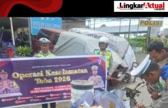 Hari Keenam Ops Keselamatan Toba 2026, Satlantas Polres Tanah Karo Gelar Sosialisasi dan Penegakan di Dua Titik Kabanjahe
