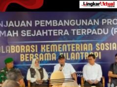 Wamensos Agus Jabo Tinjau Langsung Pembangunan Rumah Sejahtera Terpadu di Purwasari Magelang