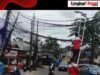 Kabel Semrawut dan Tiang Miring di Cipondoh,Warga Soroti Komitmen Penataan Kota Tangerang