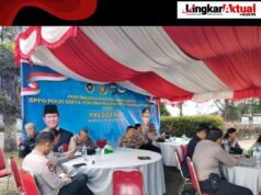 Polres Tanah Karo Ikuti Zoom Peresmian Ground Breaking SPPG Polri dan Gudang Ketahanan Pangan oleh Presiden RI