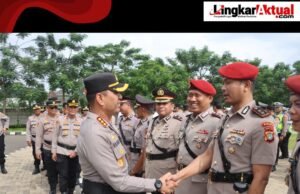 Kapolres Metro Tangerang Kota Pimpin Sertijab 7 Pejabat Utama dan Kapolsek Jajaran