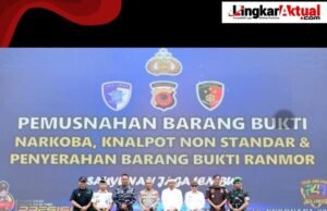 Gubernur Dedi Mulyadi dan Kapolda Jabar Musnahkan Barang Bukti Hasil Kejahatan