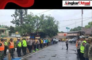 Tindak Lanjuti Arahan Presiden RI, Polsek Benda Kompak Jaga Lingkungan Bersama 3 Pilar