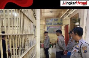 Kapolres Tanah Karo Cek Ruang Tahanan, Beri Arahan dan Penekanan Personel Jaga