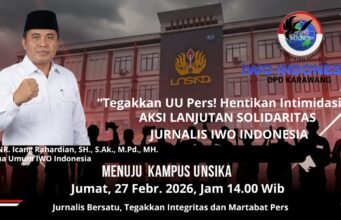 Belum Ada Permintaan Maaf Resmi Rektor, IWO Indonesia Instruksikan Aksi Lanjutan Nasional di UNSIKA