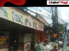 Galian Kabel Tanpa Kerucut di Tegal Alur Bikin Macet Parah