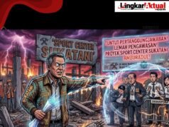 Lemahnya Pengawasan Proyek Sport Center Sukatani Sehingga Amburadul, Karno Jikar Geram, Menuntut CV. Rizki Makmur Sejahtera dan Disbudpora
