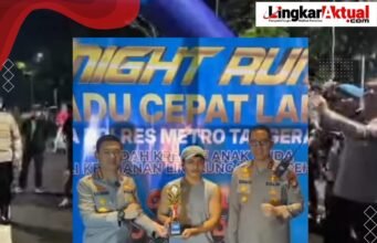 Kapolres Tangerang Kota Ajak Anak Muda Lari Malam, Energi Remaja Dialihkan dari Tawuran ke Olahraga