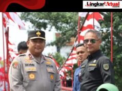 Wakapolda Jabar Hadiri Peresmian Jembatan Merah Putih di Sungai Kriyan