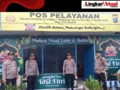 Polres Tanah Karo Cek Kesiapan Pos Pengamanan Ops Ketupat Toba 2026, Antisipasi Arus Mudik dan Wisata