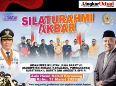 Silaturahmi Akbar Pers 2026 yang Melibat Insan Pers Dari Wilayah Karawang, Bekasi Dan Purwakarta, Demi Mempererat Hubungan Insan Pers Antar Kabupaten