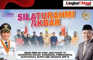 Silaturahmi Akbar Pers 2026 yang Melibat Insan Pers Dari Wilayah Karawang, Bekasi Dan Purwakarta, Demi Mempererat Hubungan Insan Pers Antar Kabupaten