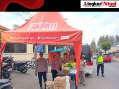 Polres Tanah Karo Gelar Gerakan Pangan Murah Polri Serentak