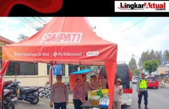 Polres Tanah Karo Gelar Gerakan Pangan Murah Polri Serentak