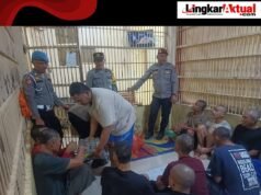 Pawas dan Padal Polres Tanah Karo Halal Bihalal Bersama Tahanan