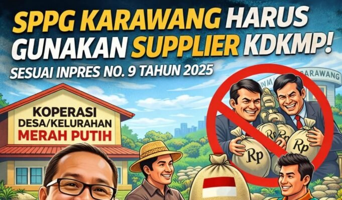 Kangkangi Inpres, IWOI Karawang Soroti Minimnya Keterlibatan KDKMP dalam Program MBG