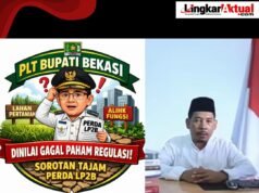 Samanhudi (Kijaga Kali) Secara Tegas Plt Bupati Bekasi Dinilai Gagal Paham Regulasi, Pernyataan Soal Perda LP2B Tuai Sorotan Keras