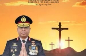 Kepala Divisi Humas Polri, Irjen Pol. Johnny Eddizon Isir, S.IK., M.T.C.P. Menyampaikan Ucapan Selamat Memperingati Jumat Agung