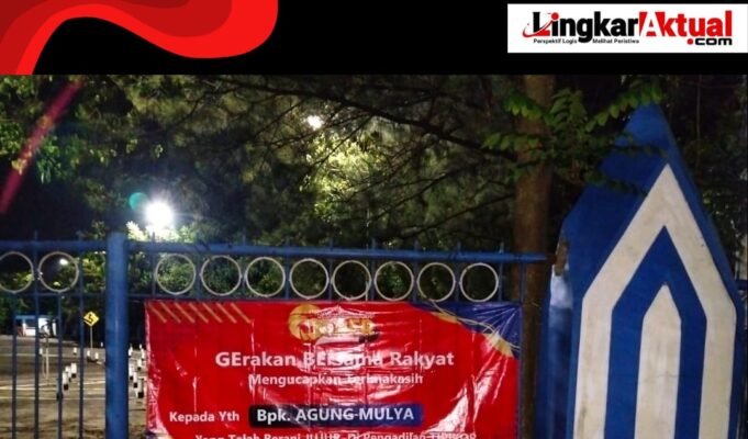 Apresiasi Kejujuran Kabid PSDA di Sidang Tipikor, Spanduk “Terima Kasih Agung Mulya” Bertebaran di Bekasi