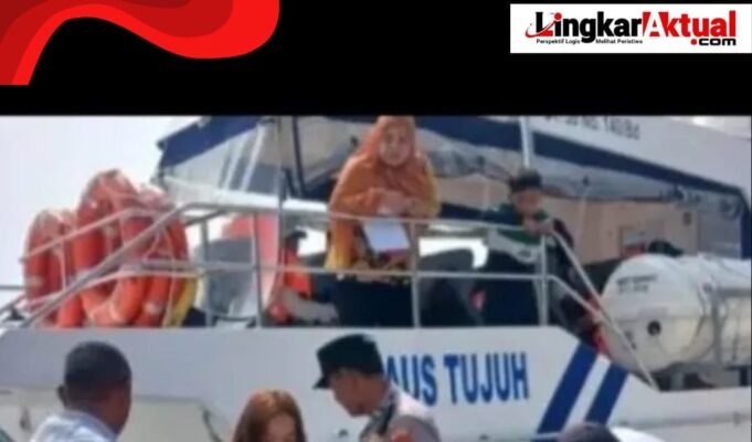 Polsek Kepulauan Seribu Selatan Laksanakan Yan Pam di Dermaga Utama, Jaga Situasi Tetap Aman dan Kondusif