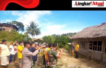 Gotong Royong dan Sambang, Polsek Tiganderket Perkuat Kamtibmas