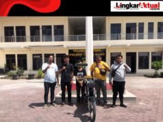 Subuh-Subuh, Pencuri RX King Dibekuk Satreskrim Polres Karo, di Depan Kesling Kabanjahe