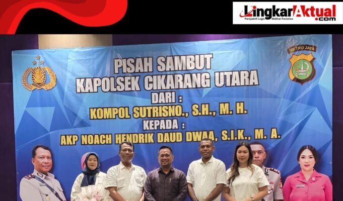 Dirut PT Persada Garda Nusa (PGN) Syahril Amar Apriadi Ucapkan Selamat dalam Acara Pisah Sambut Kapolsek Cikarang Utara