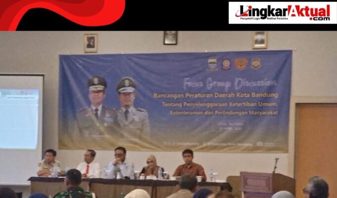 Satpol PP Kota Bandung Gelar Pembahasan Raperda Trantibumlinmas