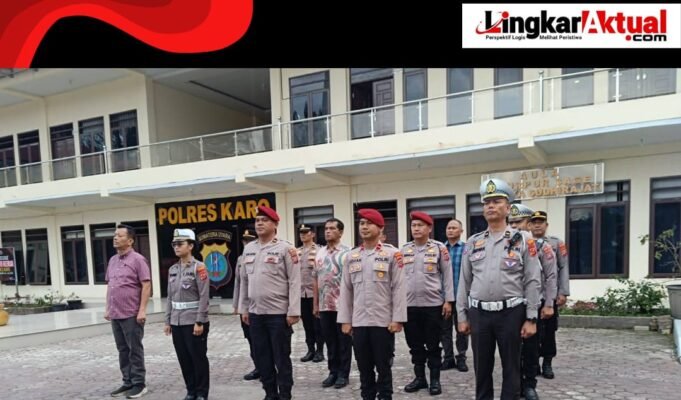 Polres Karo Siaga May Day, Kapolres Pastikan Situasi Aman dan Kondusif