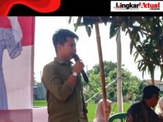 Gunawan Deklarasi Bacalon Kades Sumber Urip, Usung Jargon “Ngurus Lembur Nata Desa, Kerja Nyata Sumber Urip Sejahtera”