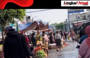 Usai Penertiban PKL oleh Pemkab Bekasi, Pedagang Kembali Berjualan di Pasar PLN Cikarang, Diduga Ada Pembiaran