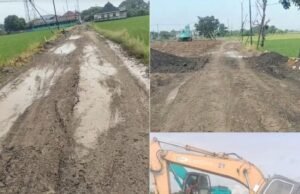 Diduga Proyek Siluman Jadi Biang Kerok, Jalanan di Sukaasih Hancur Lebur, WARGA GERAM