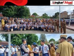 Sat Binmas Polres Karo Berikan Pembinaan kepada Pelajar SMPN 1 Kabanjahe