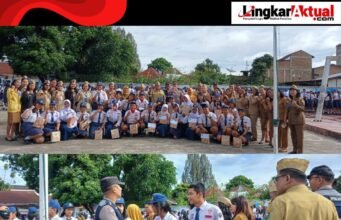 Sat Binmas Polres Karo Berikan Pembinaan kepada Pelajar SMPN 1 Kabanjahe