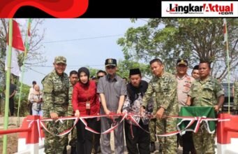 Pemkab Bekasi Apresiasi TNI Bangun Jembatan Garuda di Desa Muarabakti Babelan