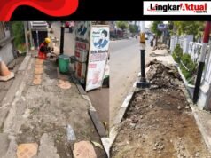 Diduga Proyek Siluman, Pemasangan Paving Block Dijalan. Basuki Rahmat, Sindang Kasih, Purwakarta: Tanpa Memasang Plang Pekerjaan