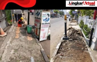 Diduga Proyek Siluman, Pemasangan Paving Block Dijalan. Basuki Rahmat, Sindang Kasih, Purwakarta: Tanpa Memasang Plang Pekerjaan