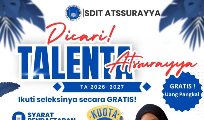 Inovasi Pendidikan, SDIT Atssurayya Buka Kelas Talenta dan Tahfidz untuk Generasi Ramah Anak
