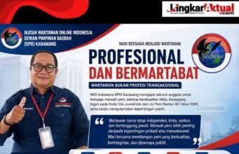 Ditengah Dinamika Dunia Pers, IWO Indonesia Karawang Tegaskan Wartawan Harus Berintegritas