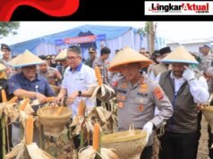 Kapolda Jabar Dorong Petani Lepas dari Tengkulak dalam Panen Raya Jagung di Indramayu