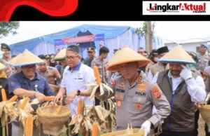 Kapolda Jabar Dorong Petani Lepas dari Tengkulak dalam Panen Raya Jagung di Indramayu
