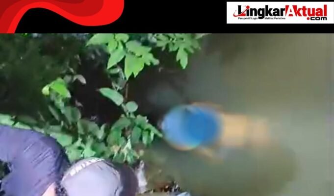 Nahas…!!! Ditemukan Bocah Tenggelam di Kali CBL Tepatnya di Cikarang Jati, Diduga Tak Kuat Berenang Melawan Derasnya Arus Air