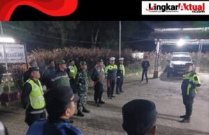 Polsek Berastagi Gelar Patroli Gabungan Pasca Blackout, Antisipasi Kriminal, Tawuran dan Balap Liar