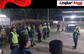 Polsek Berastagi Gelar Patroli Gabungan Pasca Blackout, Antisipasi Kriminal, Tawuran dan Balap Liar