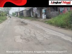 Jalan Raya Rute Kampung Kempes (Sukamulya, Sukatani) Menuju Balong Gubug (Sukawijaya, Tambelang) Rusak dan Berlubang, Pengendara Banyak Mengalami Kecelakaan