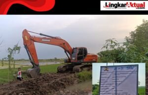 Diduga Gunakan Solar Ilegal Polres Metro Bekasi Hentikan Proyek Irigasi SS Kalibutek Senilai Rp 43 Miliar di Sindangjaya